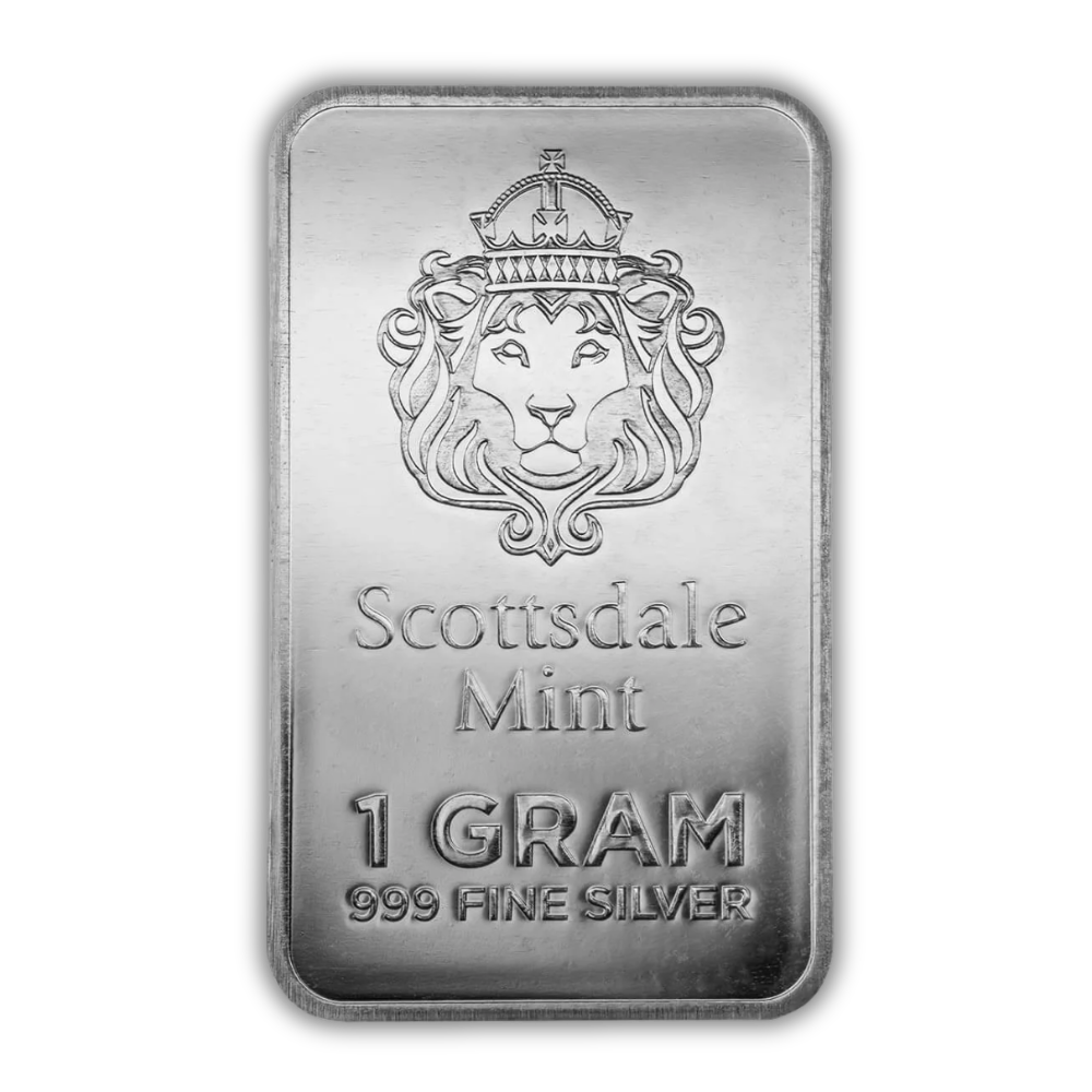 1 Gram Silver Bar